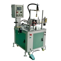 Venda quente Semi Automática Hot Foil Stamping Machine com Lápis Poligonais Impressora Hot Foil para Superfície Oval