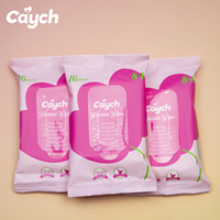 Lingettes intimes féminines à pH équilibré, marque privée, jetables et biodégradables