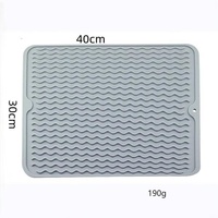 Tapis de séchage pliable en silicone Cedar Space, résistant à la chaleur, écologique, antidérapant, pour comptoir de cuisine ou évier