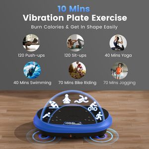CZFIT Plaque vibrante de massage corps entier unisexe de haute qualité, nouvelle machine de fitness vibrante pour usage domestique, fabriquée en matériau ABS - Product Image 4