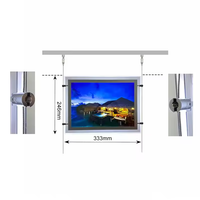 Boîte lumineuse LED cristal ultra-mince personnalisable, écologique, pour intérieur/extérieur, garantie 3 ans, formes personnalisables pour la publicité
