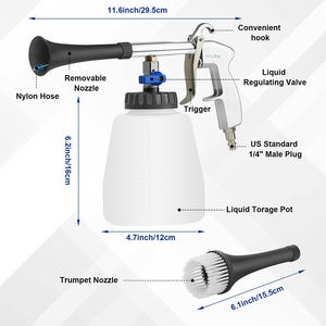 Pistola de Agua de Buena Calidad, Lanza de Espuma para Nieve, Pistola de Espuma para Lavado de Autos, Kit de Pulverizador de Limpieza Interior - Product Image 4