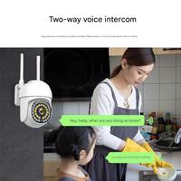 Kamera Keamanan Wifi Nirkabel Pzt 360° HD untuk Rumah dan Luar Ruangan, Harga Terjangkau, Aplikasi Ishome, Lensa Ganda 4MP 6MP, ODM OEM