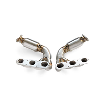 Header Manifold Knalpot OEM SS304 Equal Length untuk Porsche 987.1 Boxster Cayman S 3.4L 2004-2005 High Flow 200CELL 1:1 Fitment
