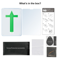 Protection d'écran en verre trempé anti-rayures 9H pour tablette, kit d'installation facile pour iPad Mini Pro Air 8.9 10.9 11 pouces