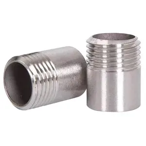 Roestvrijstalen Buisfittingen, 1/2 "Npt Mannelijke Schroefdraad, 2" Lengte Tepel Gegoten Pijp