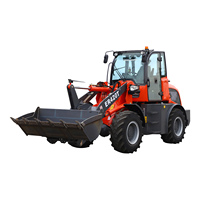 Chargeuse sur pneus compacte articulée Everun ER420t de 2 tonnes avec moteur importé, nouvelle conception