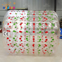 Rouleau aquatique gonflable Winsun à prix d'usine, boule roulante humaine personnalisée en TPU/PVC pour parcs aquatiques, pour enfants et adultes