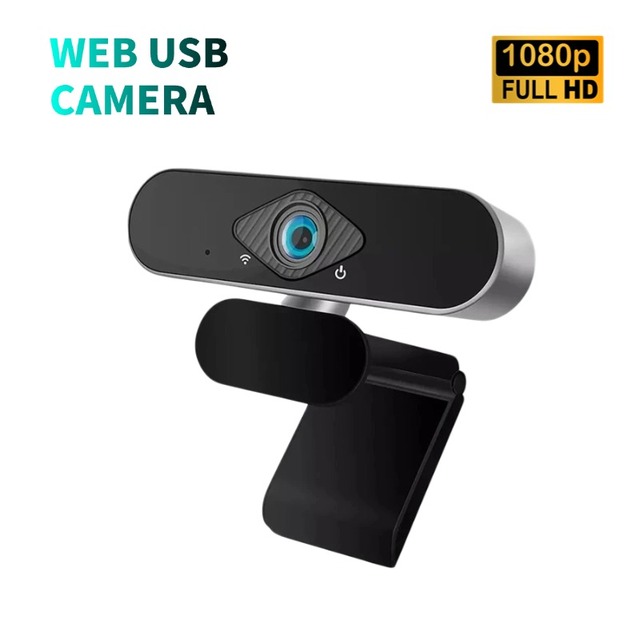 Webcam with USB Plug Rotatable Camera for PC Mac Laptop Live Video Telephone Conference Work Mini Computer Webcam