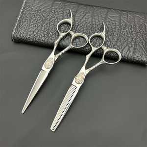 Tijeras Profesionales para Cabello de 6.0 Pulgadas, Tijeras de Entresacar de Acero Inoxidable para Diestros, Uso en Salón de Belleza MU 76 - Product Image 2