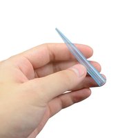 Pointes de Pipette équipement de laboratoire bleu et blanc, 1ml, 200ul, en plastique, diamètres: jaune, extérieur, 1ml