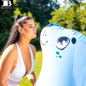 Bouée gonflable géante en PVC épaissi en forme de phoque, pour enfants et adultes, jouet <span class=keywords><strong>aquatique</strong></span> d'été - Product Image 2