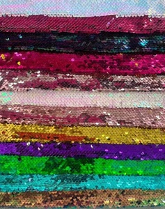 Có thể đảo ngược Sequins giá bán buôn <span class=keywords><strong>sequin</strong></span> ren vải thêu vải tuyn ren vải cho Nigeria Wedding party Dress - Product Image 5