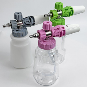 Lanza de espuma para limpiador de alta presión con tanque de 200 galones para desengrasar con agua fría, construcción ligera de plástico. - Product Image 1