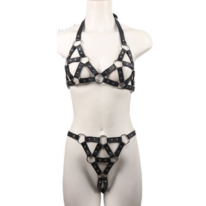 Girlspower SM 속박 가죽 하네스 여성용 성인용 가죽 의류 에로틱 플레이 심천 성인 제품 - Product Image 6
