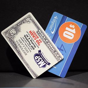 <span class=keywords><strong>Carte</strong></span> de <span class=keywords><strong>bonus</strong></span> promo brillante en plastique PVC lisse à impression personnalisée de haute qualité - Product Image 2