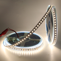 Bande lumineuse Flexible à LED, 5M, DC 12V, 24V, 2835, 60/120/240/480, chaude, naturelle, froide, blanche