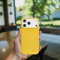 Coque de téléphone souple en paille de blé écologique et biodégradable pour iPhone 17 Pro Max 17Air 16E 15 14 Plus 13 12 Mini 11Pro, coque antichoc