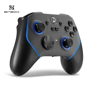BINBOK Ultra Pro Controller BT Wireless/2,4G Receptor con cable Multi-compatible Gamepad Controller para Switch/PC/Ios/Android