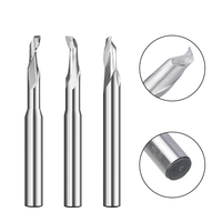 Fraise en bout HSS 8mm tige CNC fraise à cannelure unique pour aluminium