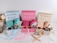 Dossiers pliables personnalisés en papier écologique, matériaux recyclés, cadeaux de mariage, fermeture magnétique de luxe