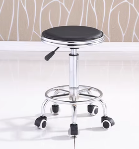 Tabouret de laboratoire en métal, pivotant, siège rond, design moderne pour hôpitaux et écoles, faible MOQ - Product Image 2
