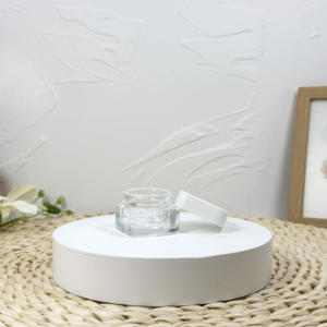 3ml 5ml 7ml 9ml 15ml Clear Smell Proof Square Concentrate Oil Mini Childproof <b>Small</b> Glass <b>Jar</b> with CR Lid - Product Image 6