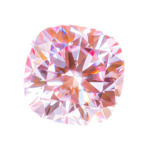 Goldleafr Shining Pink Color Cushion Cut <b>Moissanite</b> Diamond <b>Loose</b> Gemstone GRA Certificate Synthetic <b>Moissanite</b> - Product Image 2