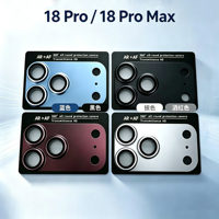 Protection d'écran en verre pour iPhone 18 Pro, film protecteur d'objectif d'appareil photo anti-empreintes digitales HD avec revêtement AR+AF mat pour iPhone 18 Pro Max