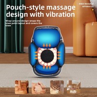 Genouillères chauffantes électriques rechargeables par USB avec batterie au lithium et masseur à lumière rouge pour la physiothérapie des genoux
