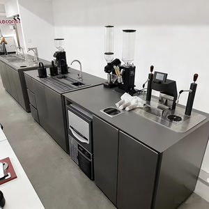 Mesa de Barra con Superficie Fácil de Mantener y Limpiar, Estilo Americano, Gabinete de Acero Inoxidable, para Fiestas, Marca JG - Product Image 3