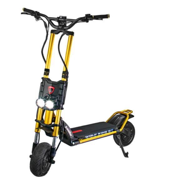 Складной скутер kaabo wolf king GT PRO, 4,2 дюйма, TFT-дисплей, с дроссельной заслонкой