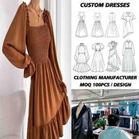 Usine de vêtements OEM, fabricant de robes pour femmes sur mesure, marque privée, conception sur mesure, création de ligne de vêtements, production en gros, Chine