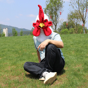 Máscara de Peluche con Cabeza de Animal y Boca Móvil, Talla Única, Accesorio para Cosplay y Fiestas - Product Image 2