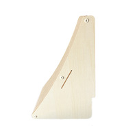 Griffoir pour chat en carton ondulé courbé, vertical, avec panneaux latéraux aspect bois, pour chats, vente en gros, OEM