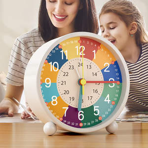 Reloj Despertador Infantil de Dibujos Animados al por Mayor, Silencioso, para Escritorio, con Funciones de Aprendizaje Temprano, para Dormitorio y Sala de Estar, Relojes Digitales y Analógicos - Product Image 6