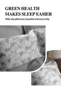 Ensemble de couette Cloudland Wild Luxury toutes saisons, 3 pièces, style méditerranéen, écologique, taille Queen, housse de couette design - Product Image 6