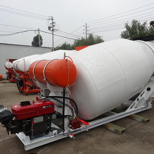 Bétonnière universelle de qualité commerciale certifiée CE, haute efficacité, alimentation en eau automatique, productivité de 15 m³/h pour usage municipal - Product Image 1