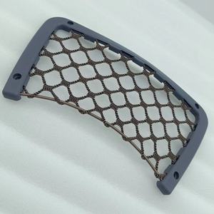 Sac de filet de rangement de siège de cadre de bus gris foncé avec organisateurs de poche salle de réunion porte-revues poche filet pour le rangement de la voiture - Product Image 6