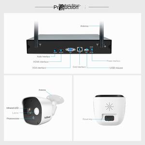 NVR Kamera Sistemi 2 Milyon İç Mekan <span class=keywords><strong>IP</strong></span> 1080P HD Tuya Wi-Fi Gece Görüşlü Çift Yönlü Sesli Kamera Seti NVR Sabit Disk Uzaktan İzleme - Product Image 3