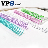 Couleurs et tailles personnalisées, reliure spirale de luxe, bobine plastique PET PVC, matériel de reliure de livres, bobine spirale de qualité supérieure