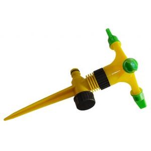 สปริงเกอร์แบบหมุนได้ 3 แขน พร้อมหัวพีวีซีสำหรับรดน้ำสวน - Product Image 3