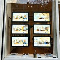 Écran publicitaire intelligent LCD en aluminium à raccordement sans soudure pour salons professionnels – Affichages numériques de qualité commerciale à contraste élevé