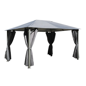 Vente en gros de gazebo moderne d'extérieur, grand, gris, imperméable, avec rideaux - Product Image 2