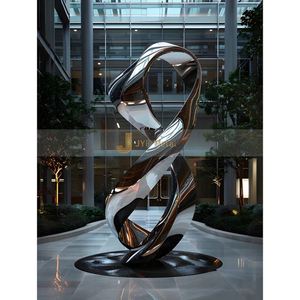 Esculturas Art Deco de Acero Inoxidable de Alta Gama ANW5248, Diseños Personalizados Hechos a Medida, Fabricadas en China para Aniversarios - Product Image 3