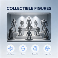 Layanan Pencetakan 3D Resin Figur Aksi Kustom 5-6 Inci, Produksi Prototipe Model Karakter Detail Tinggi