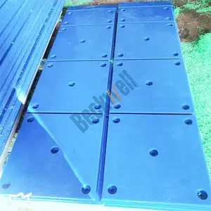 وسادة وجه uhmwpe درع مطاطي درع ميناء درع غطاء وسادة