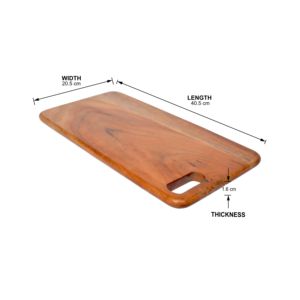 Planche à découper en bois d'acacia Planche à découper pour fromage Planche à découper pour pizza Planche à découper pour maison hôtel restaurant - Product Image 5