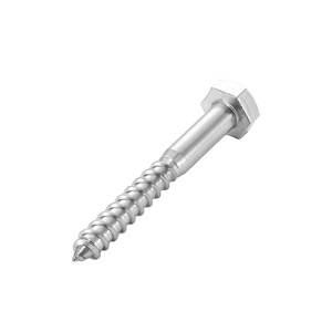 Nhà máy trực tiếp din571 gỗ vít tự khai thác mạ kẽm Hex lag vít lag Bolt Hex gỗ vít - Product Image 2