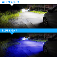 Ampoule de phare LED 120W en gros, double couleur 6500K blanc bleu, lumière automobile Canbus CSP 3570 12V 24V H7 H11 9012 H1 H27